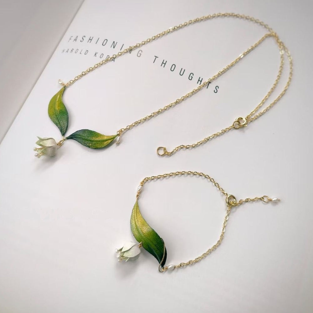 handmade lily of the valley jewelry