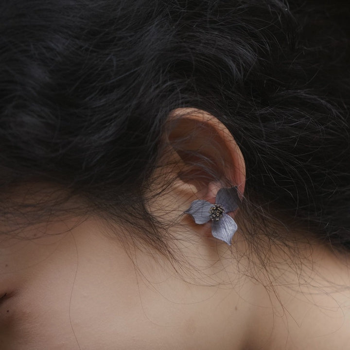 unique flower earrings
